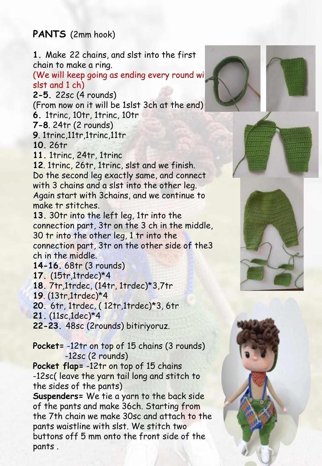 Mert Doll Crochet Pattern: Complete Amigurumi Instructions with Materials, Abbreviations, and Step-by-Step Head & Hair Guide