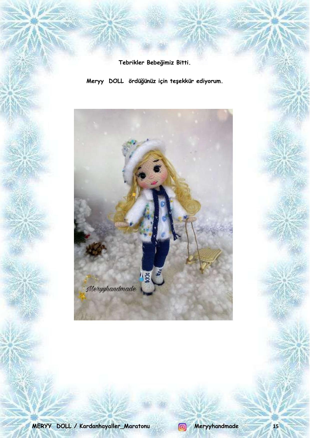 Meryy Doll Crochet Pattern: Complete Amigurumi Tutorial with Materials and Stitch Guide