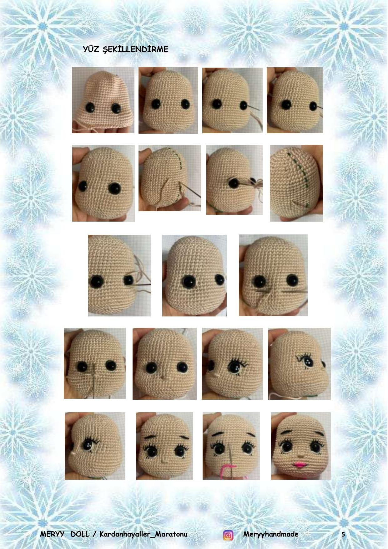 Meryy Doll Crochet Pattern: Complete Amigurumi Tutorial with Materials and Stitch Guide