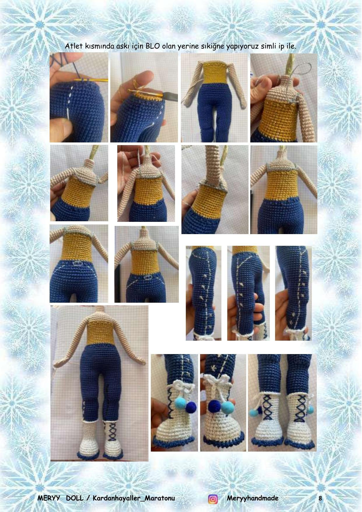 Meryy Doll Crochet Pattern: Complete Amigurumi Tutorial with Materials and Stitch Guide