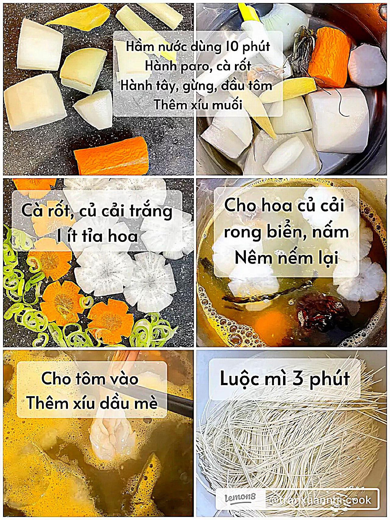 Mì Thanh Mát Tôm Nấm: Bữa Sáng Dinh Dưỡng Cho Team Lười, Ngon Tuyệt