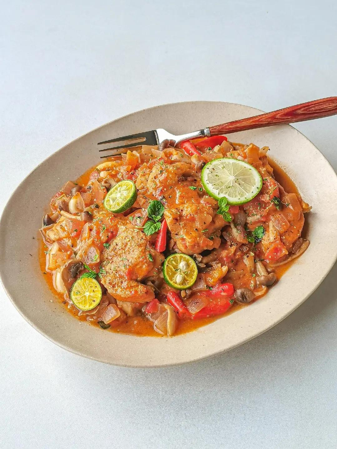 Mì Udon Gà Xào Sốt Tôm Yum Nấm Hải Sản, Công Thức Chi Tiết