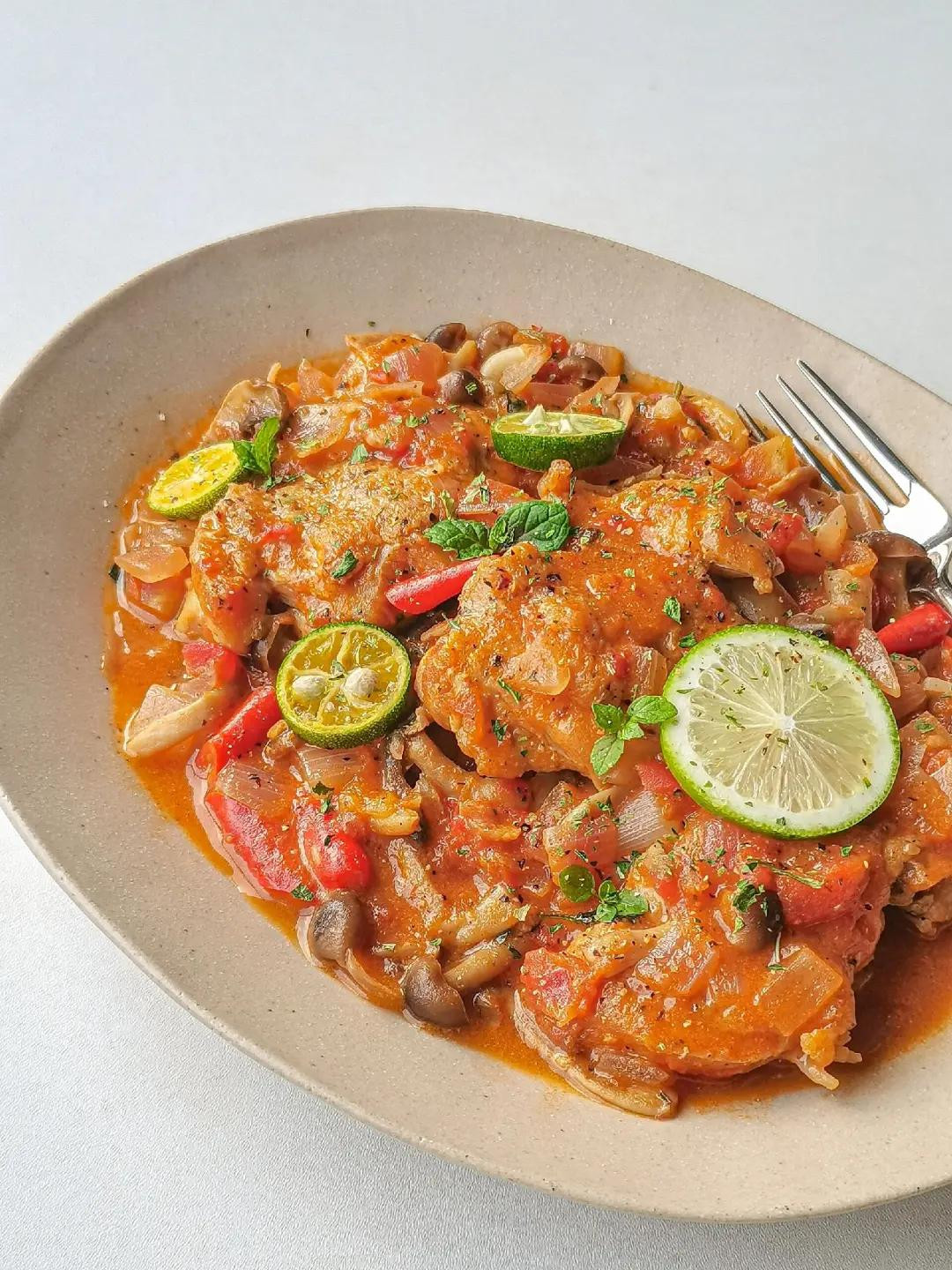 Mì Udon Gà Xào Sốt Tôm Yum Nấm Hải Sản, Công Thức Chi Tiết