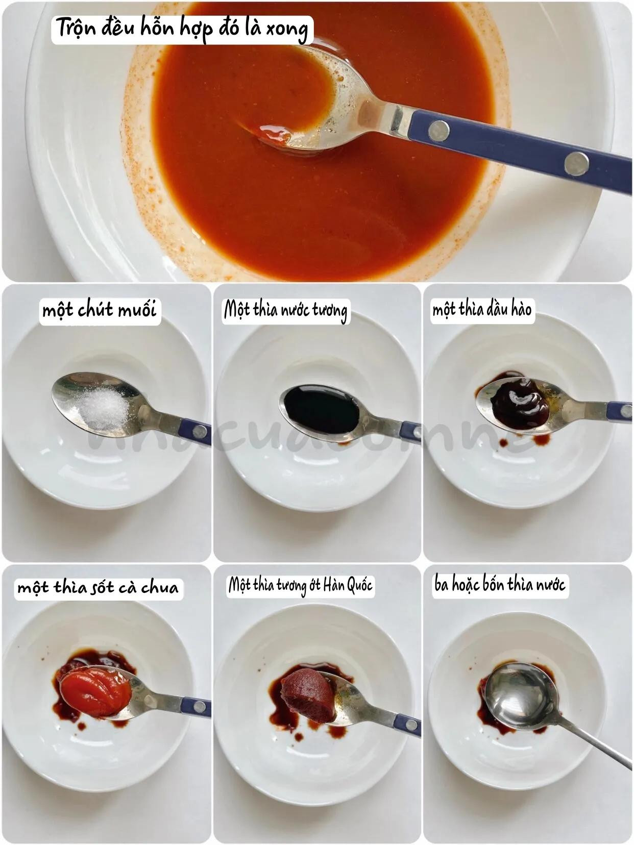 Mì Udon xào kim chi thịt xông khói và nấm sốt cay Hàn Quốc