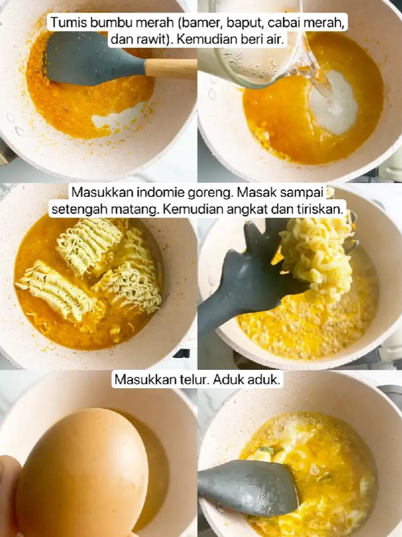 Mie Dok Dok Ala Burjo: Cách nấu mì Indomie Goreng với trứng và sốt cay