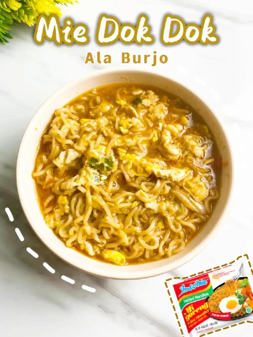 Mie Dok Dok Ala Burjo: Cách nấu mì Indomie Goreng với trứng và sốt cay