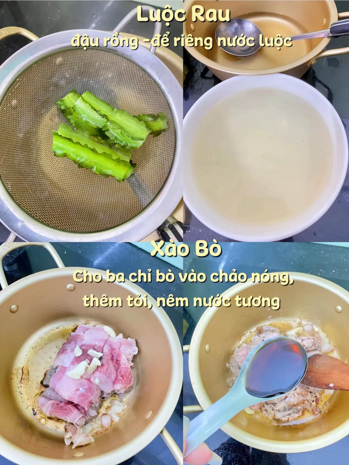 Miến Bò sốt cà chua với rau củ và ba chỉ bò