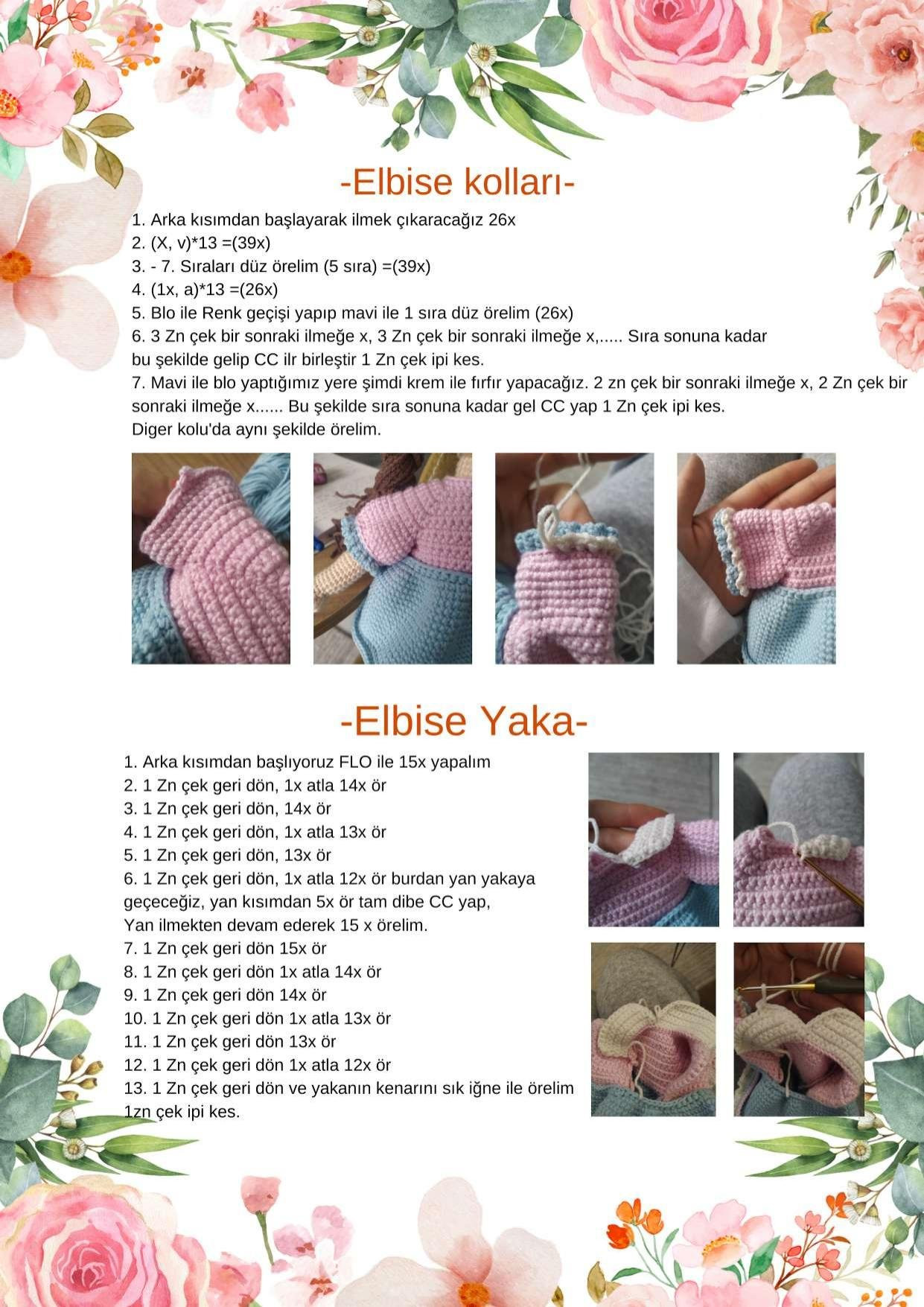 Mila Doll Crochet Pattern - Amigurumi Girl Doll Tutorial with Materials and Step-by-Step Instructions