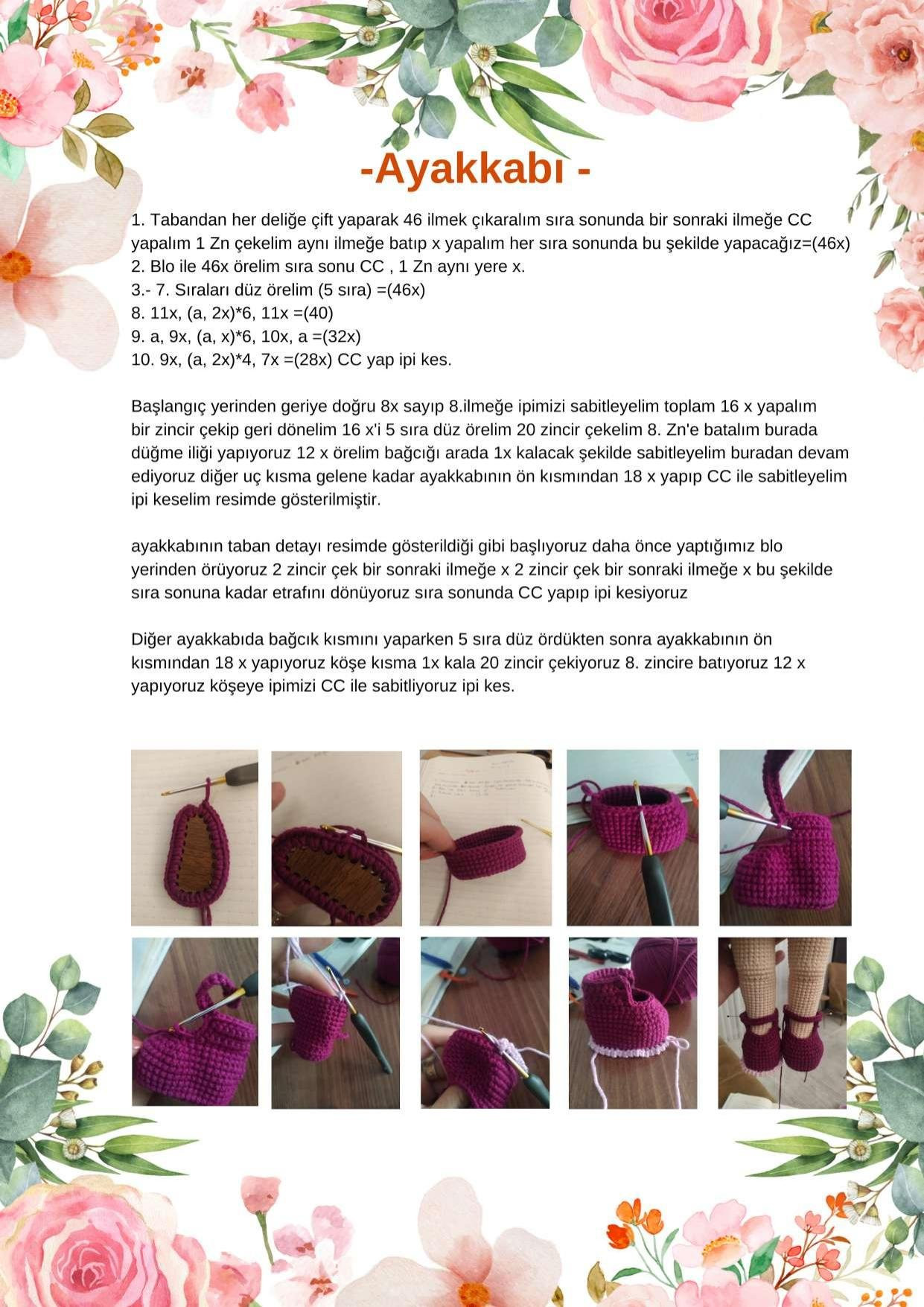 Mila Doll Crochet Pattern - Amigurumi Girl Doll Tutorial with Materials and Step-by-Step Instructions