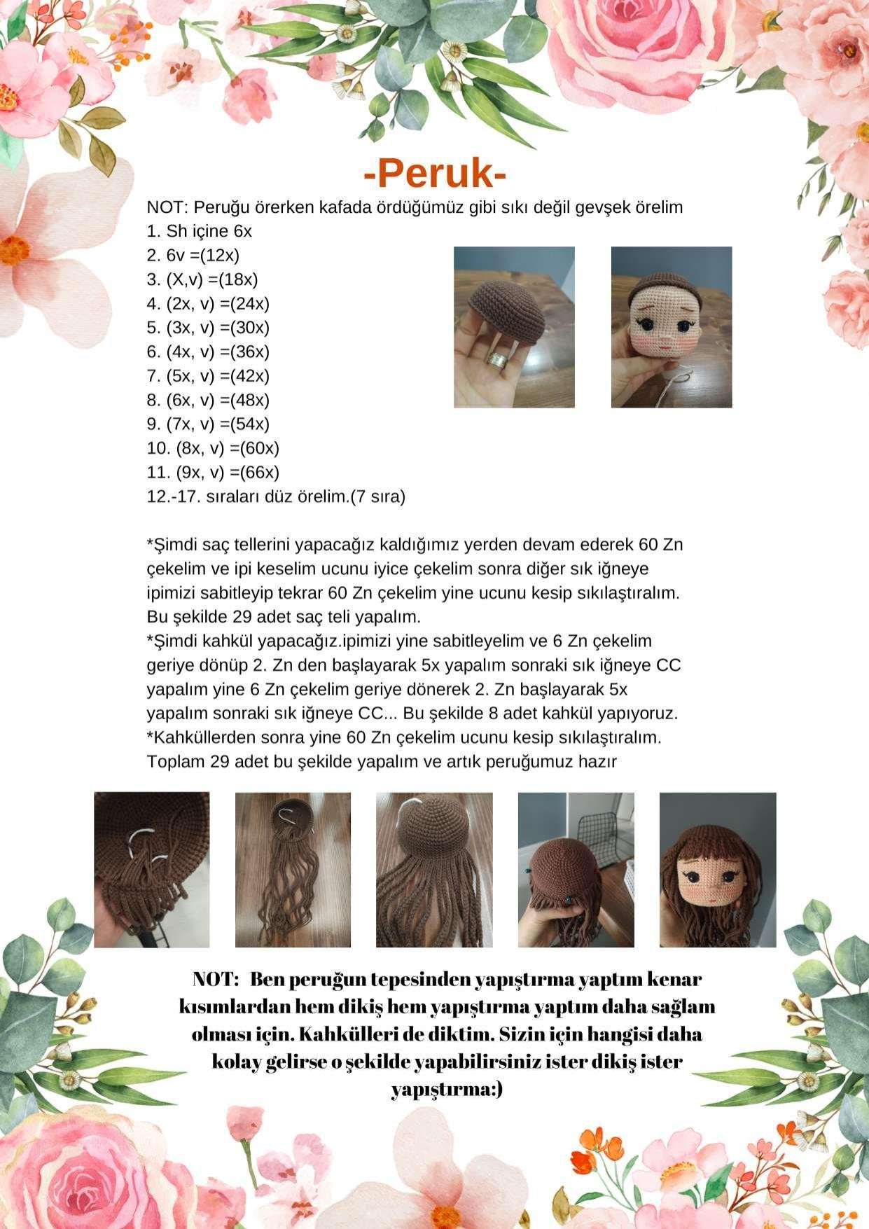 Mila Doll Crochet Pattern - Amigurumi Girl Doll Tutorial with Materials and Step-by-Step Instructions