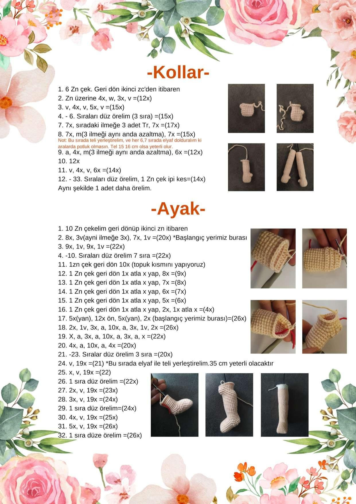 Mila Doll Crochet Pattern - Amigurumi Girl Doll Tutorial with Materials and Step-by-Step Instructions