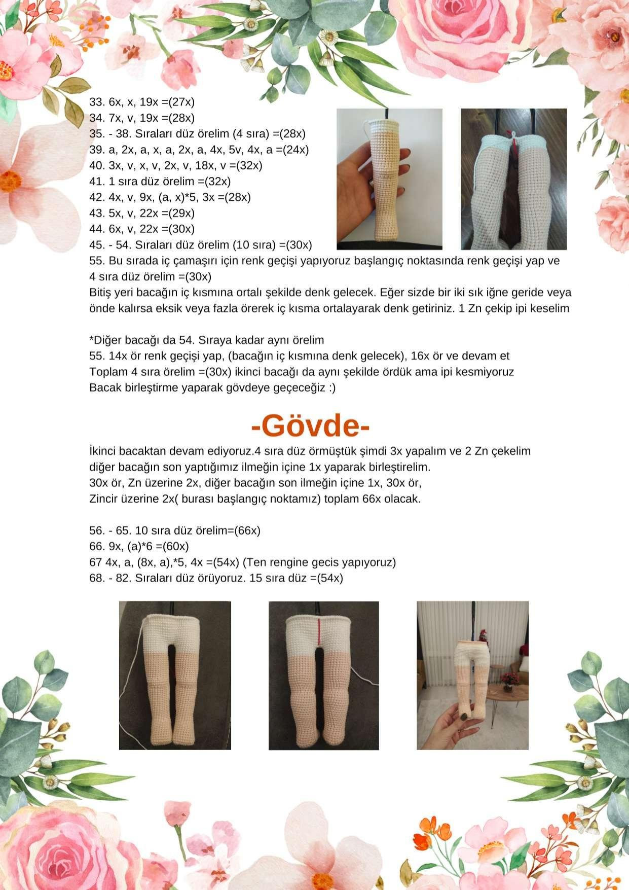 Mila Doll Crochet Pattern - Amigurumi Girl Doll Tutorial with Materials and Step-by-Step Instructions