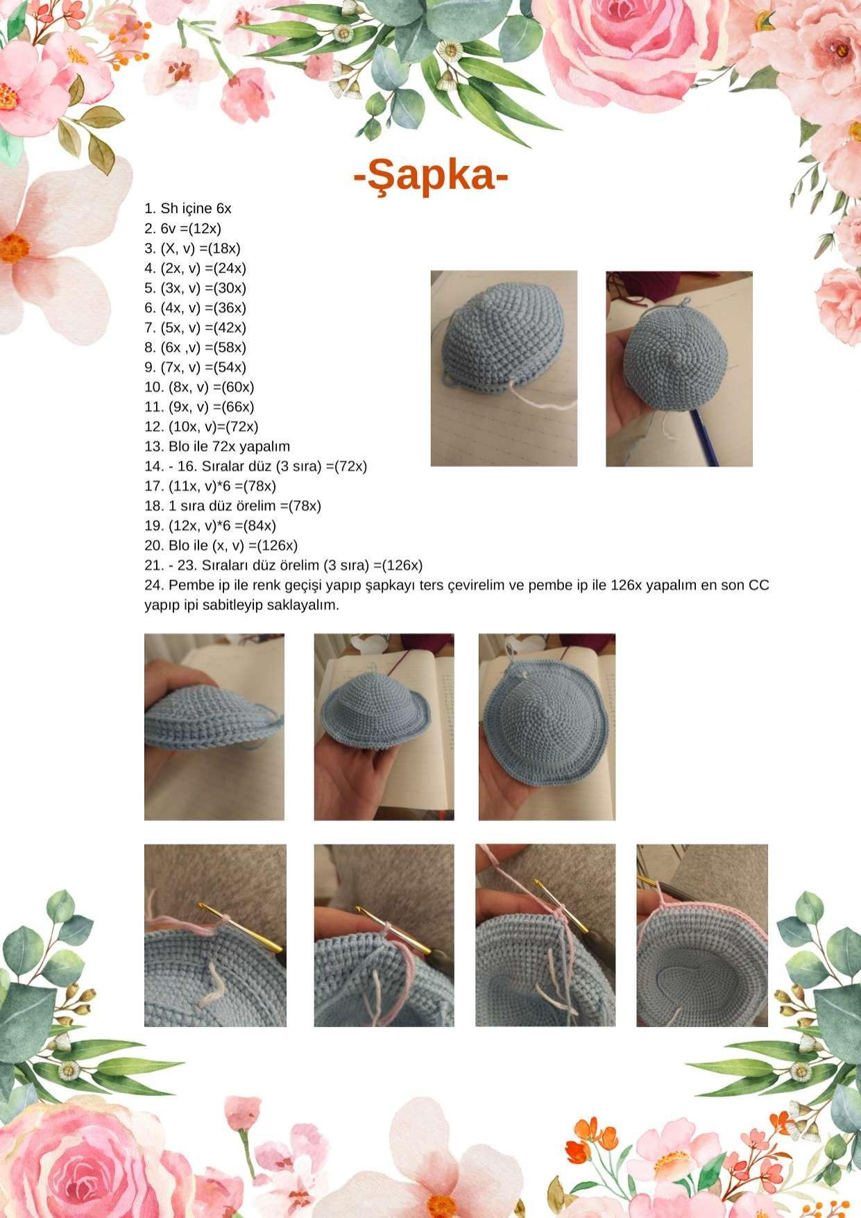 Mila Doll Crochet Pattern - Amigurumi Girl Doll Tutorial with Materials and Step-by-Step Instructions