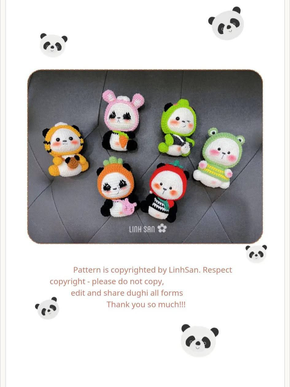 Mini Bears Cosplay - Crochet Pattern by LinhSan