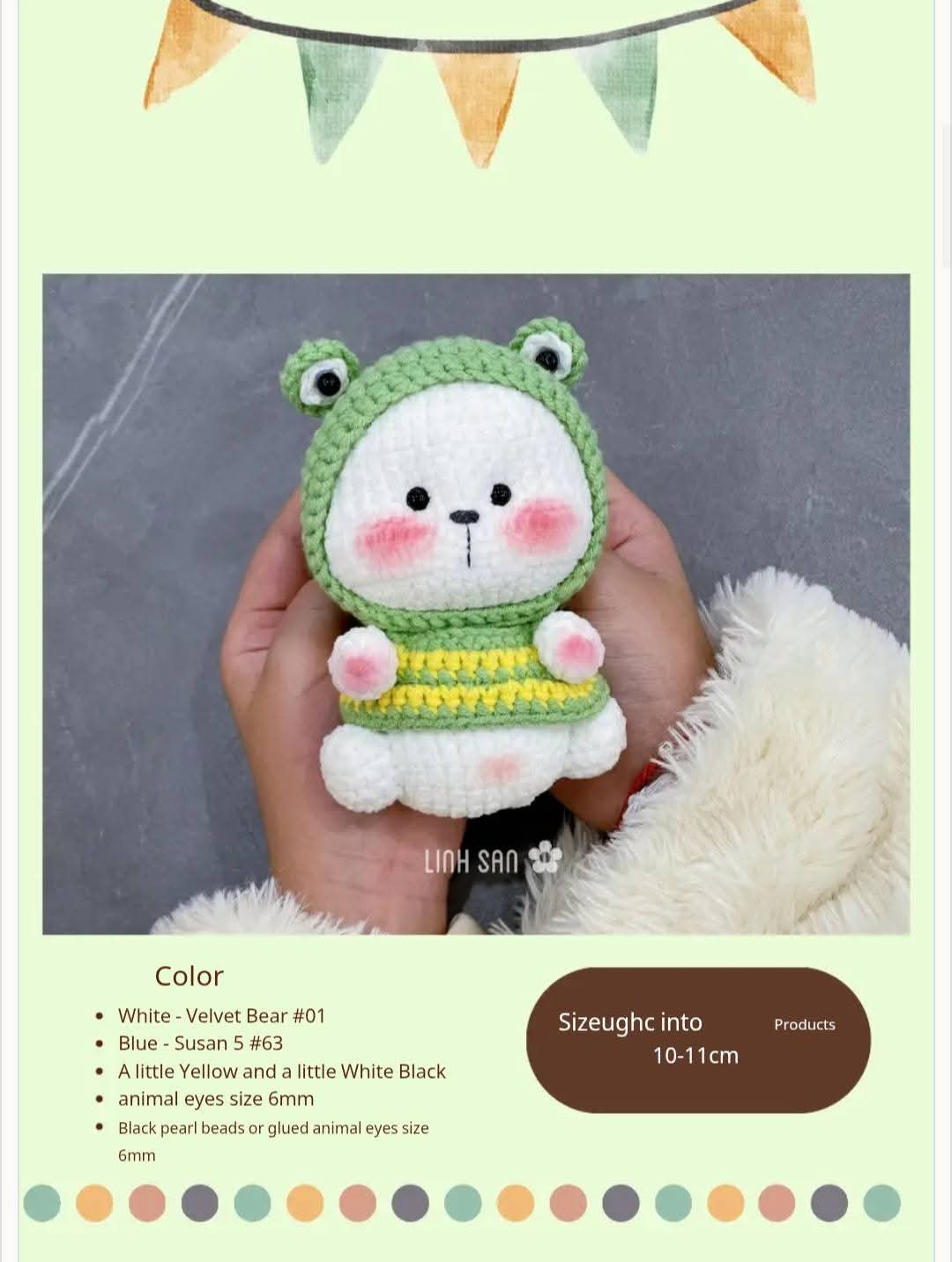 Mini Bears Cosplay - Crochet Pattern by LinhSan