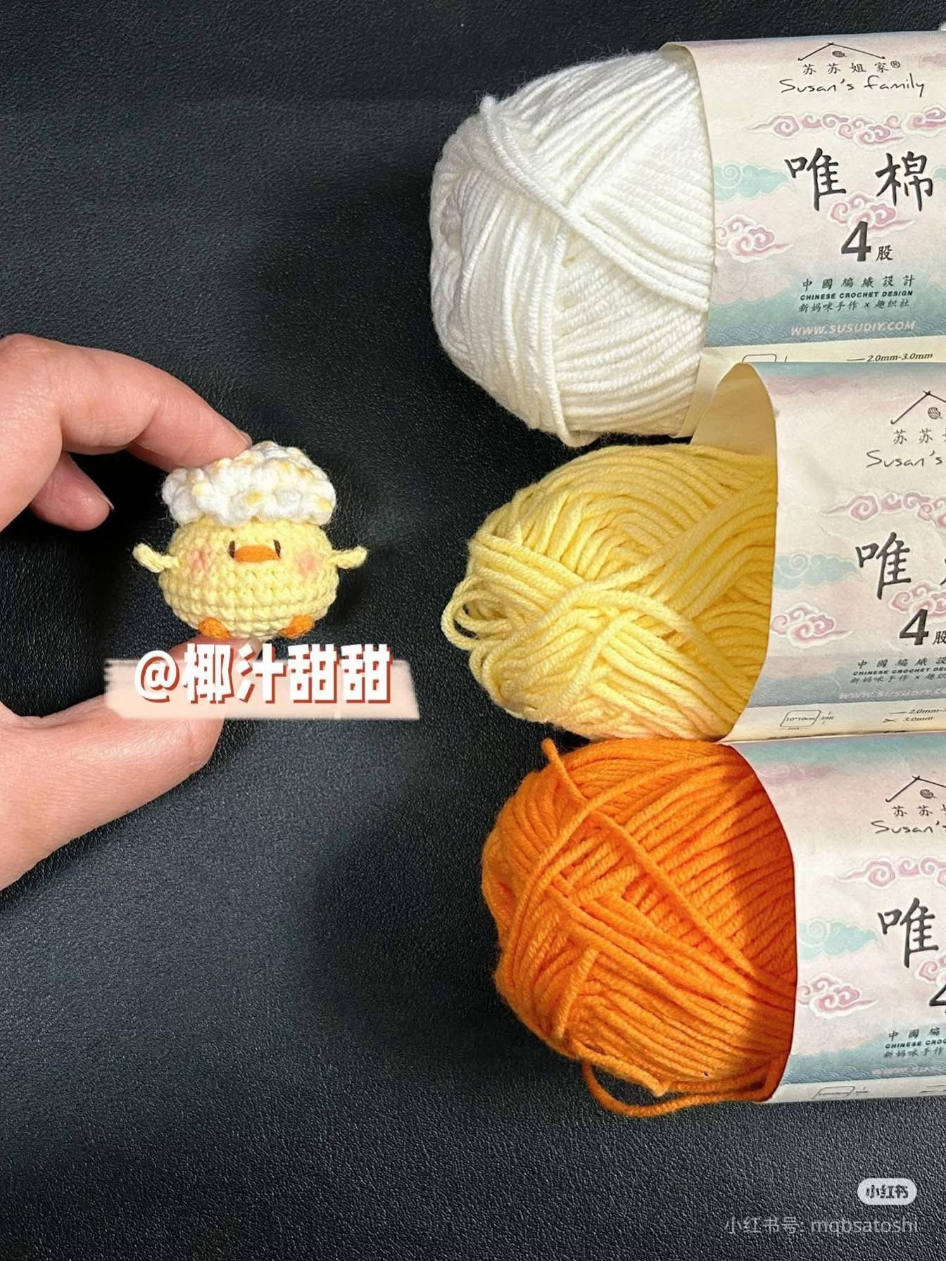 Mini Crochet Amigurumi Duck and Chicken Popcorn Patterns