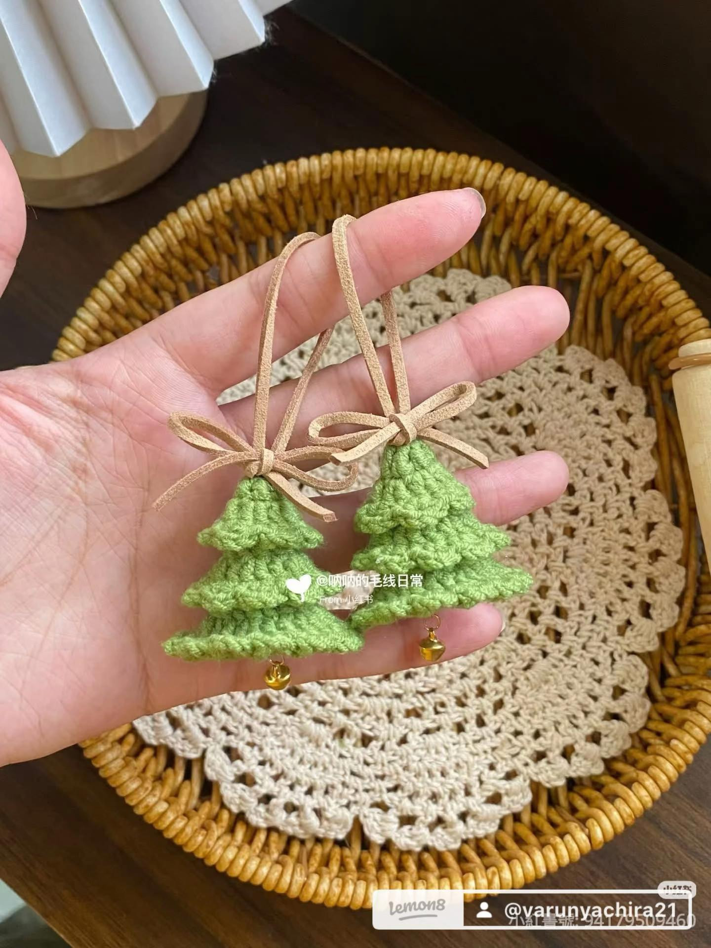 Mini Crochet Christmas Tree Ornament Chart