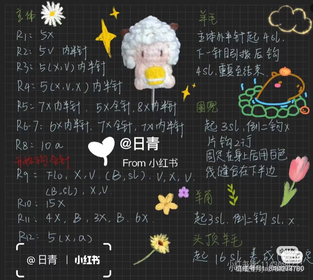 Mini Crochet Doll Patterns: Cat Boy, Police Duo, and Duck Hat Amigurumi Charts