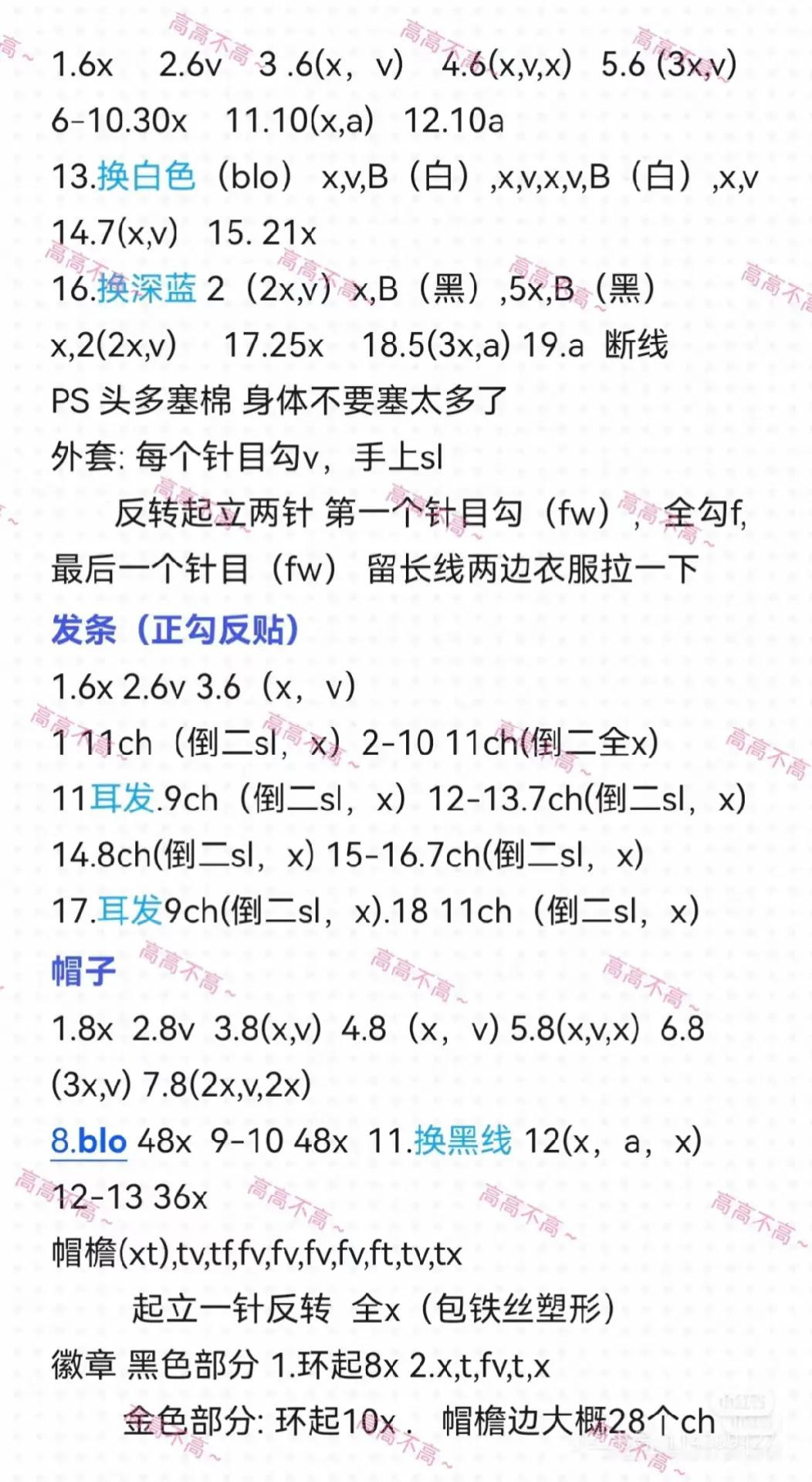 Mini Crochet Doll Patterns: Cat Boy, Police Duo, and Duck Hat Amigurumi Charts