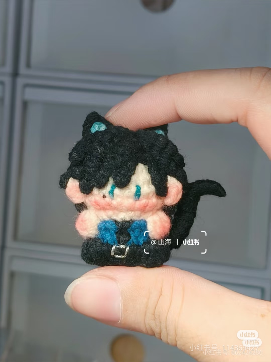 Mini Crochet Doll Patterns: Cat Boy, Police Duo, and Duck Hat Amigurumi Charts