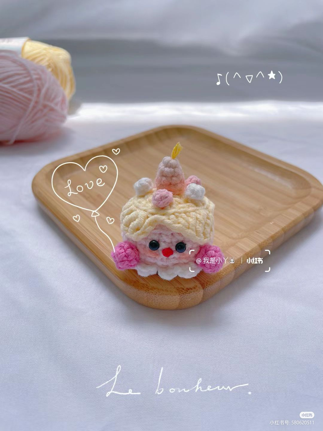 Mini Girl Cake Amigurumi Doll Crochet Pattern Tutorial