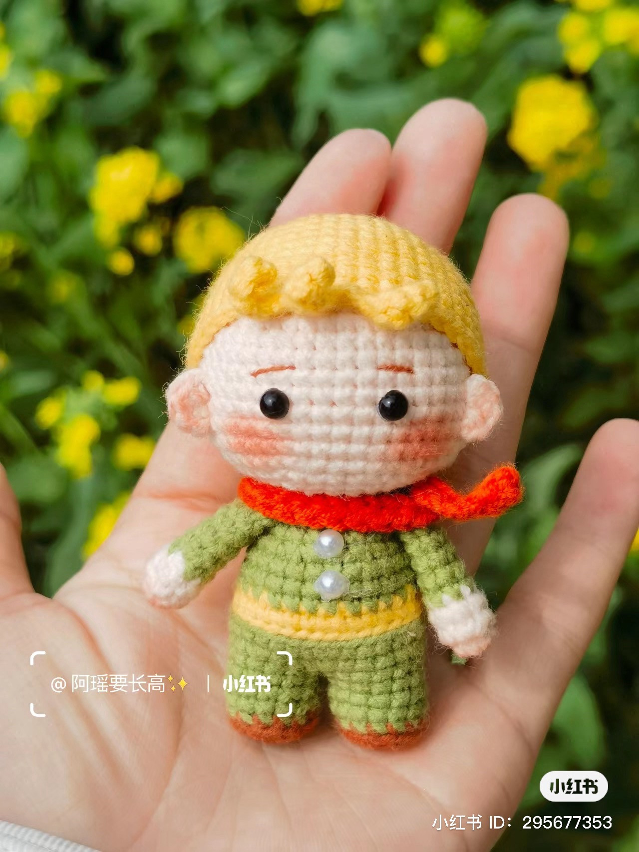 Mini Little Prince Amigurumi Doll Crochet Pattern Tutorial