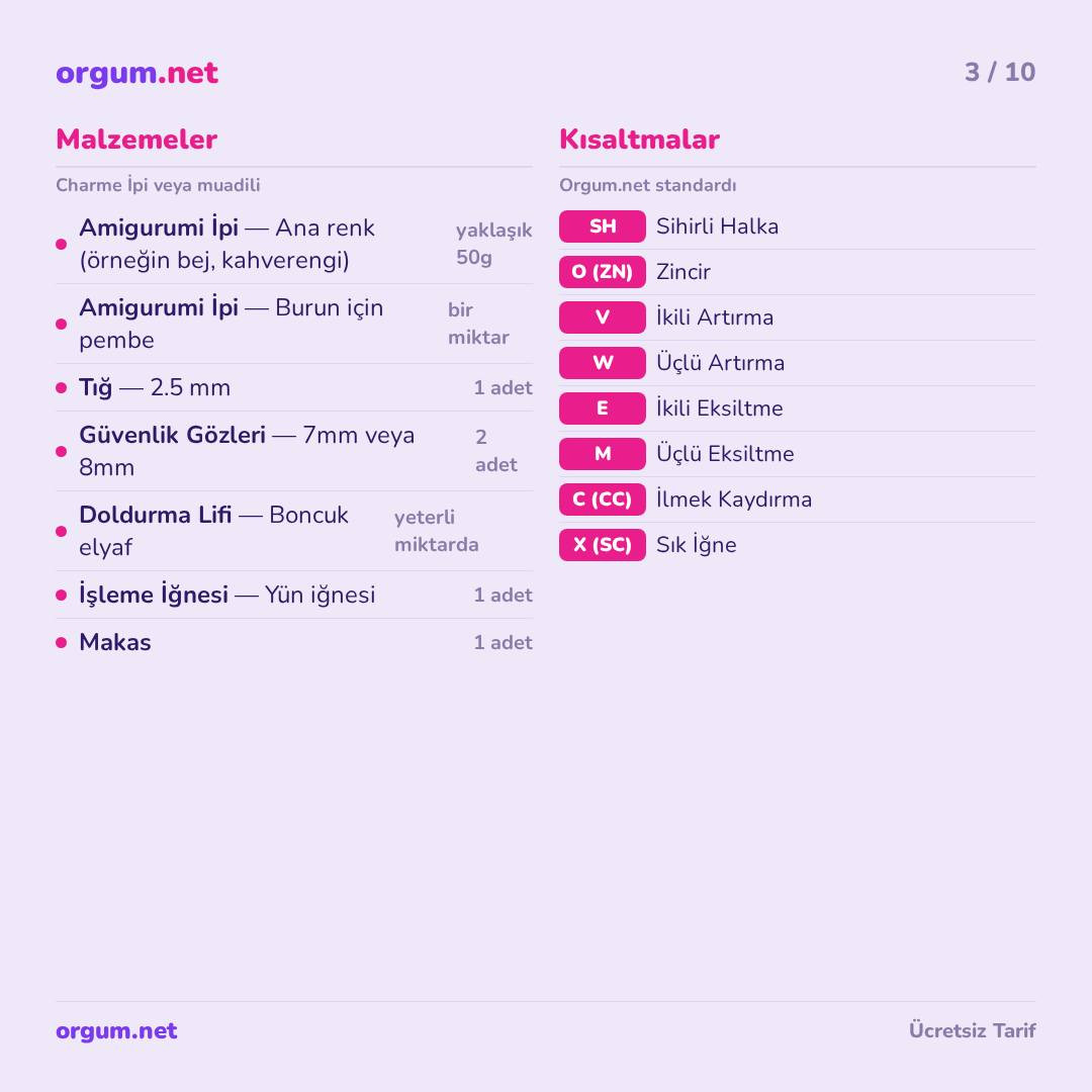 Minik Ayıcık Amigurumi - Hướng dẫn móc thỏ bông trắng dễ thương