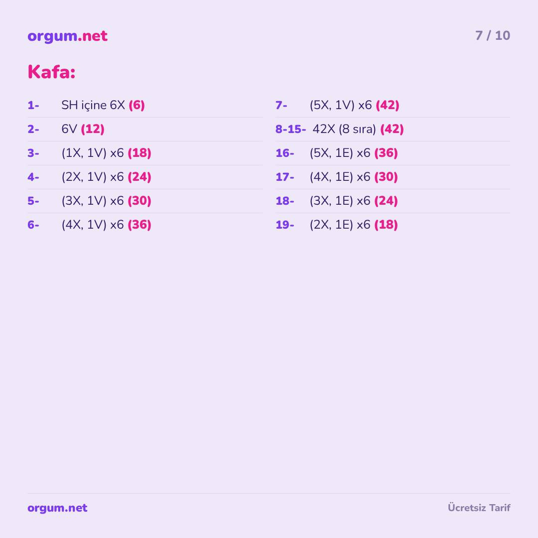 Minik Ayıcık Amigurumi - Hướng dẫn móc thỏ bông trắng dễ thương