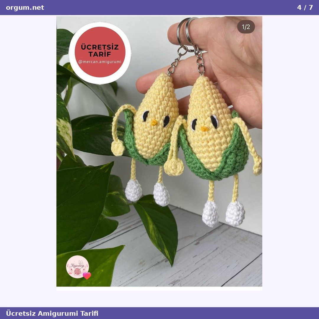 Mısır Adam Çanta Süsü/Anahtarlık Amigurumi Tarifi