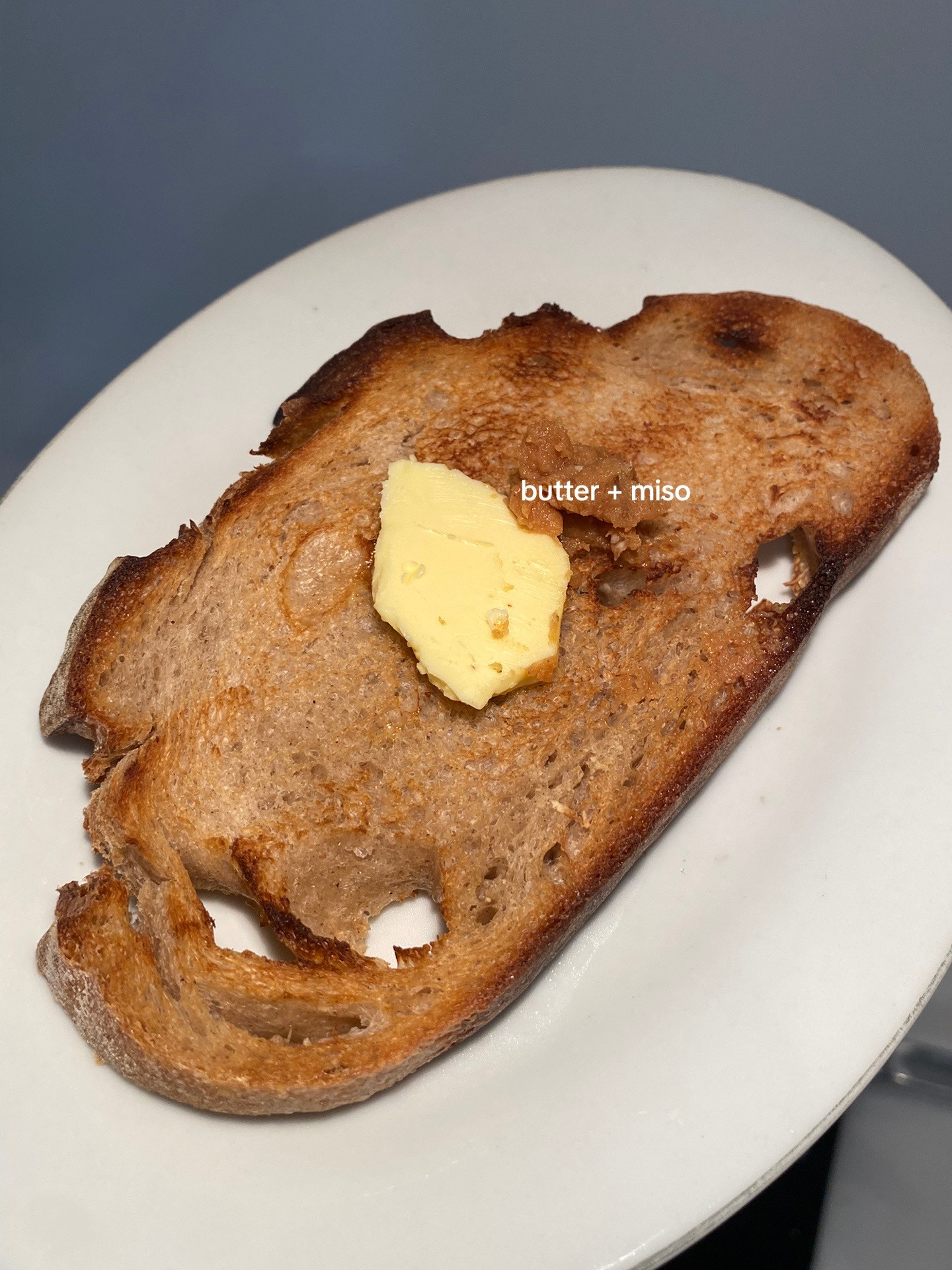 Miso Butter Honey Toast: Sweet and Savory Breakfast Recipe