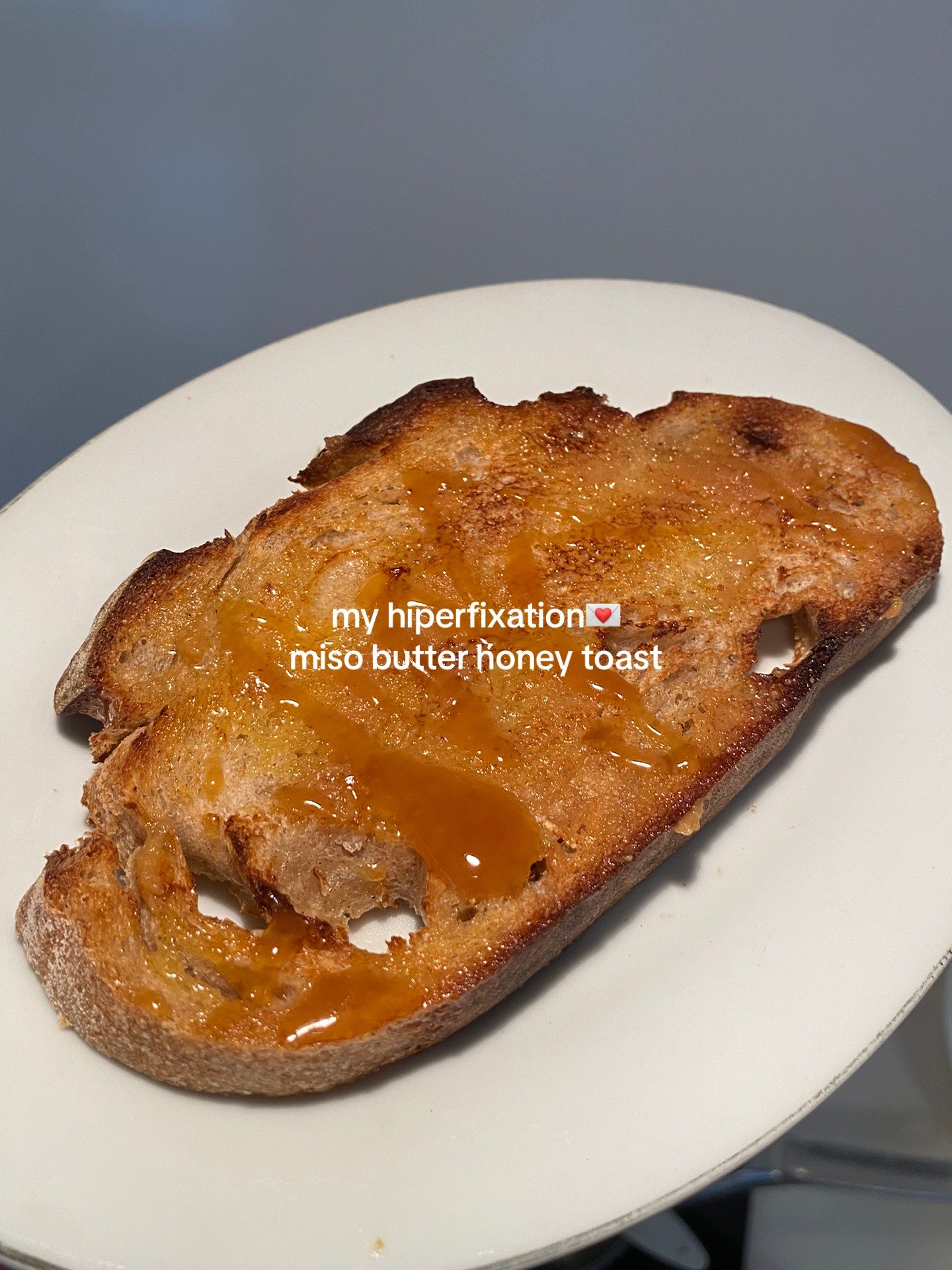 Miso Butter Honey Toast: Sweet and Savory Breakfast Recipe