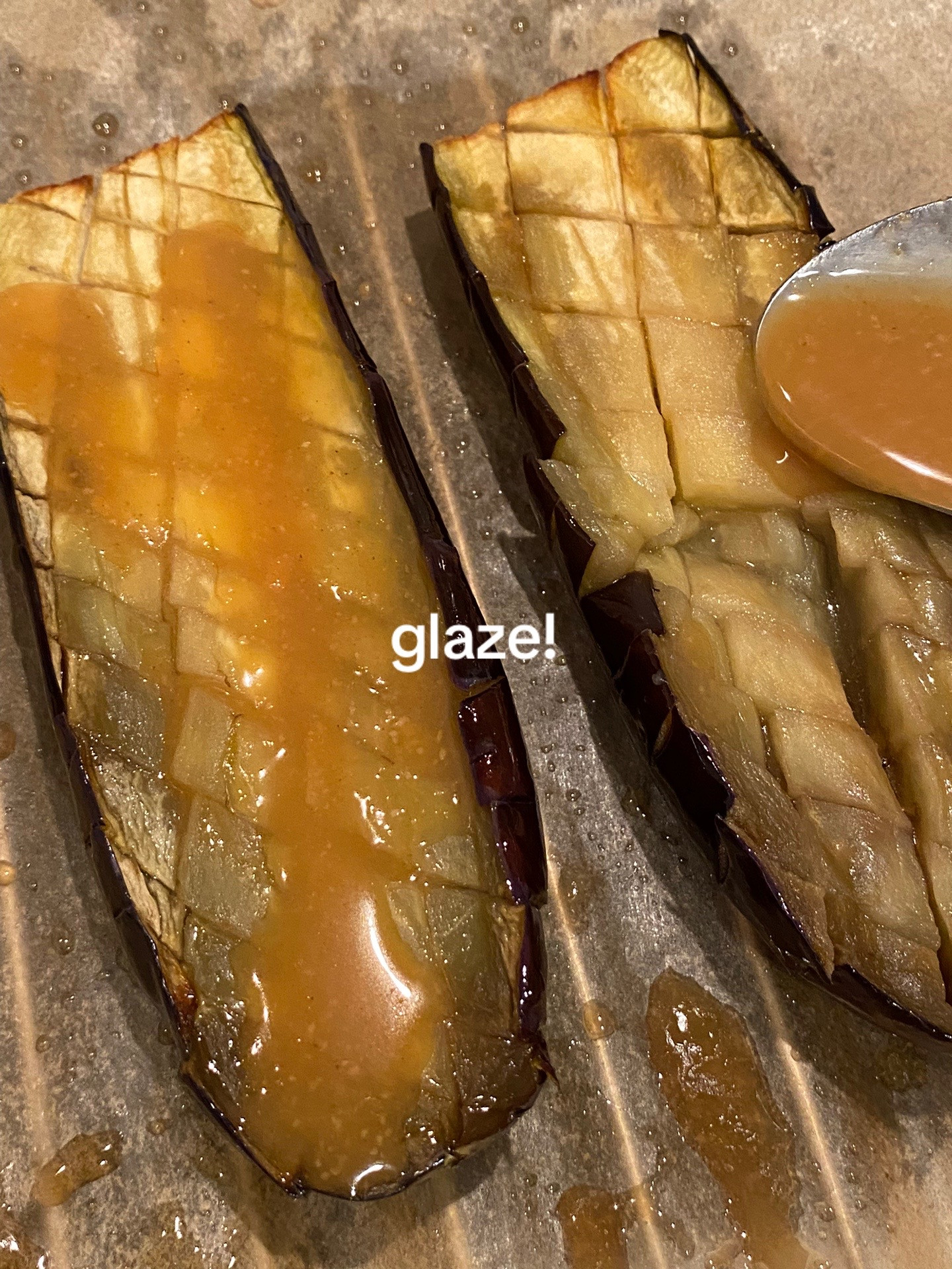 Miso Glazed Eggplant (Miso Dengaku) - Soft, savory Japanese eggplant recipe with sesame seeds and chili flakes