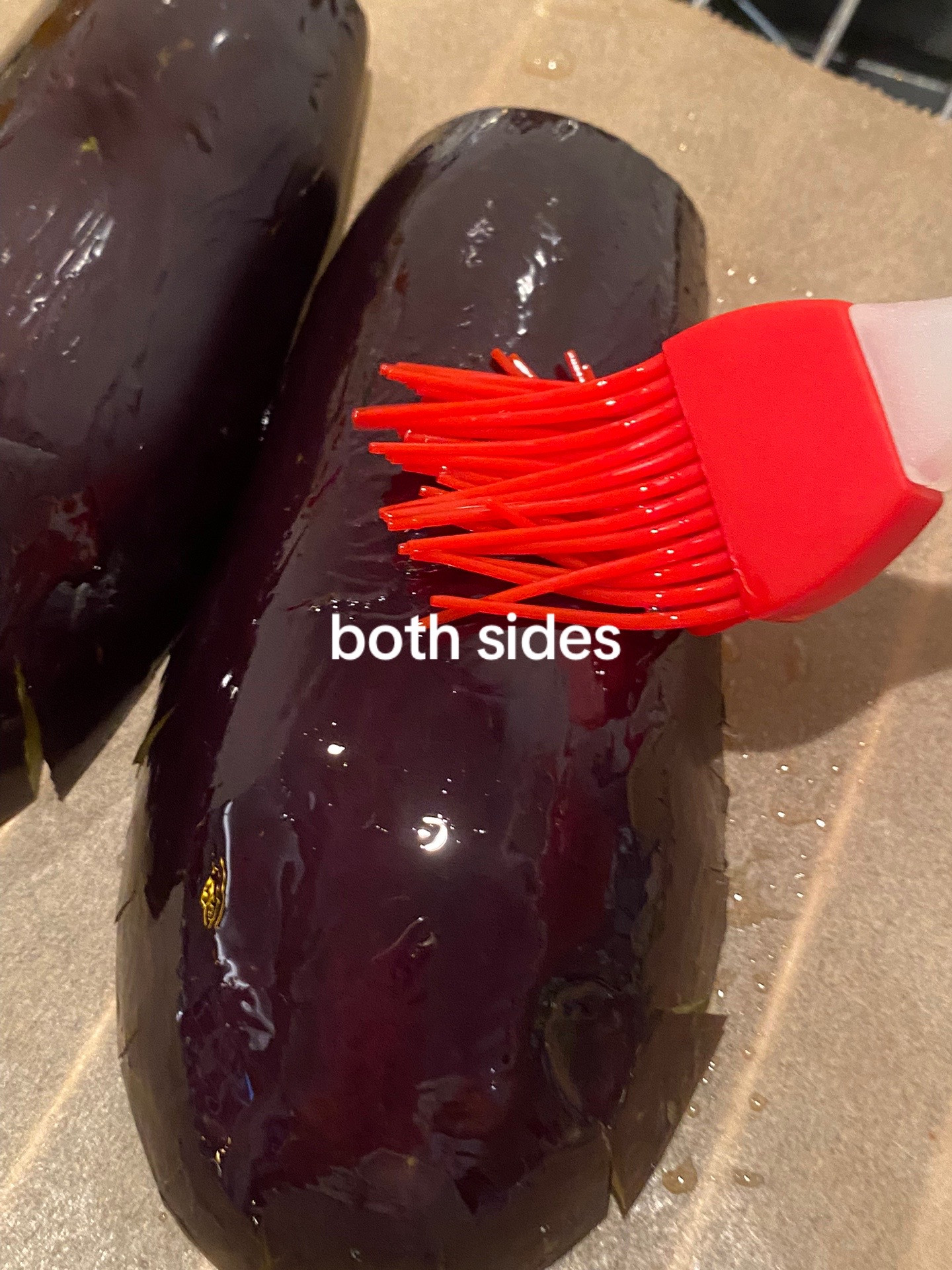 Miso Glazed Eggplant (Miso Dengaku) - Soft, savory Japanese eggplant recipe with sesame seeds and chili flakes