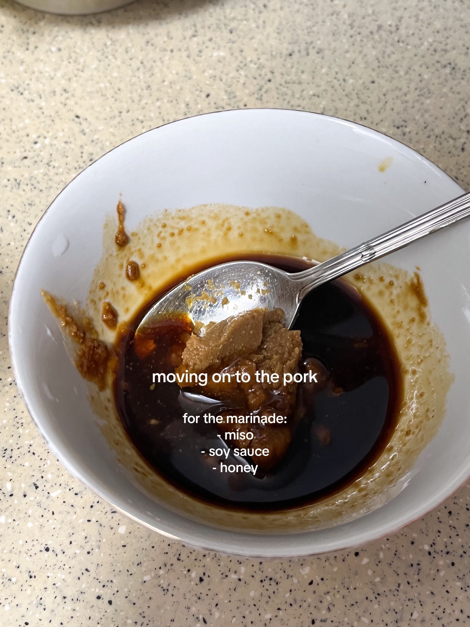 Miso Glazed Pork Chop with Miso Carbonara Pasta Recipe