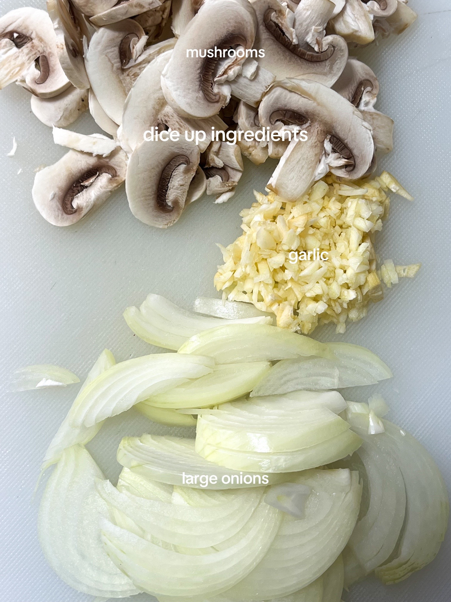 Miso Gochujang Udon Carbonara with mushrooms, onions and garlic