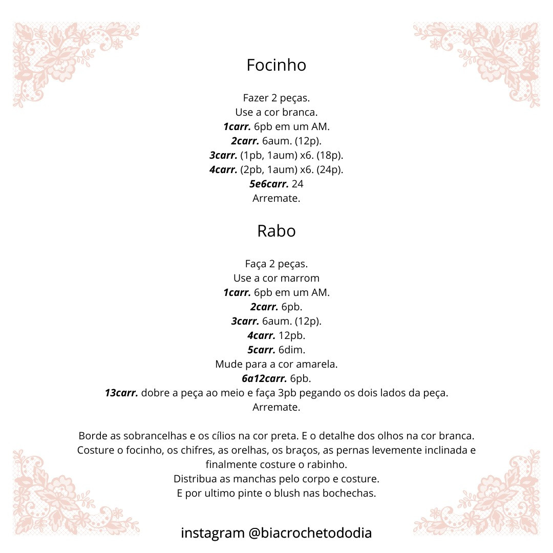 Móc len Hươu cao cổ Amigurumi Girafa - Hướng dẫn chi tiết