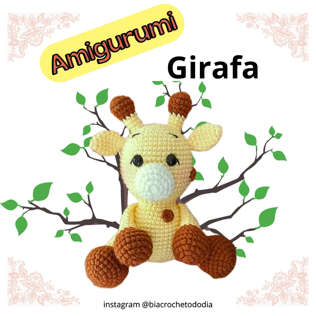 Móc len Hươu cao cổ Amigurumi Girafa - Hướng dẫn chi tiết