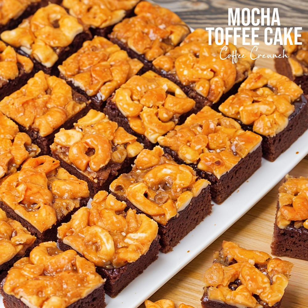 Mocha Toffee Cake Recipe | Dreamy Coffee Cake with a Crunch! | Rich, Moist and Buttery