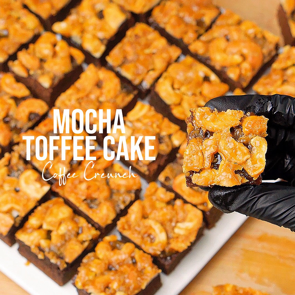 Mocha Toffee Cake Recipe | Dreamy Coffee Cake with a Crunch! | Rich, Moist and Buttery