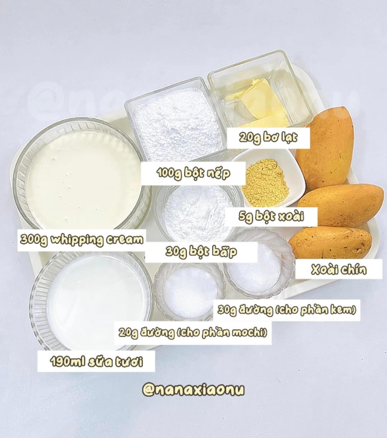 Mochi Hình Quả Xoài Siêu Ngon Siêu Cưng