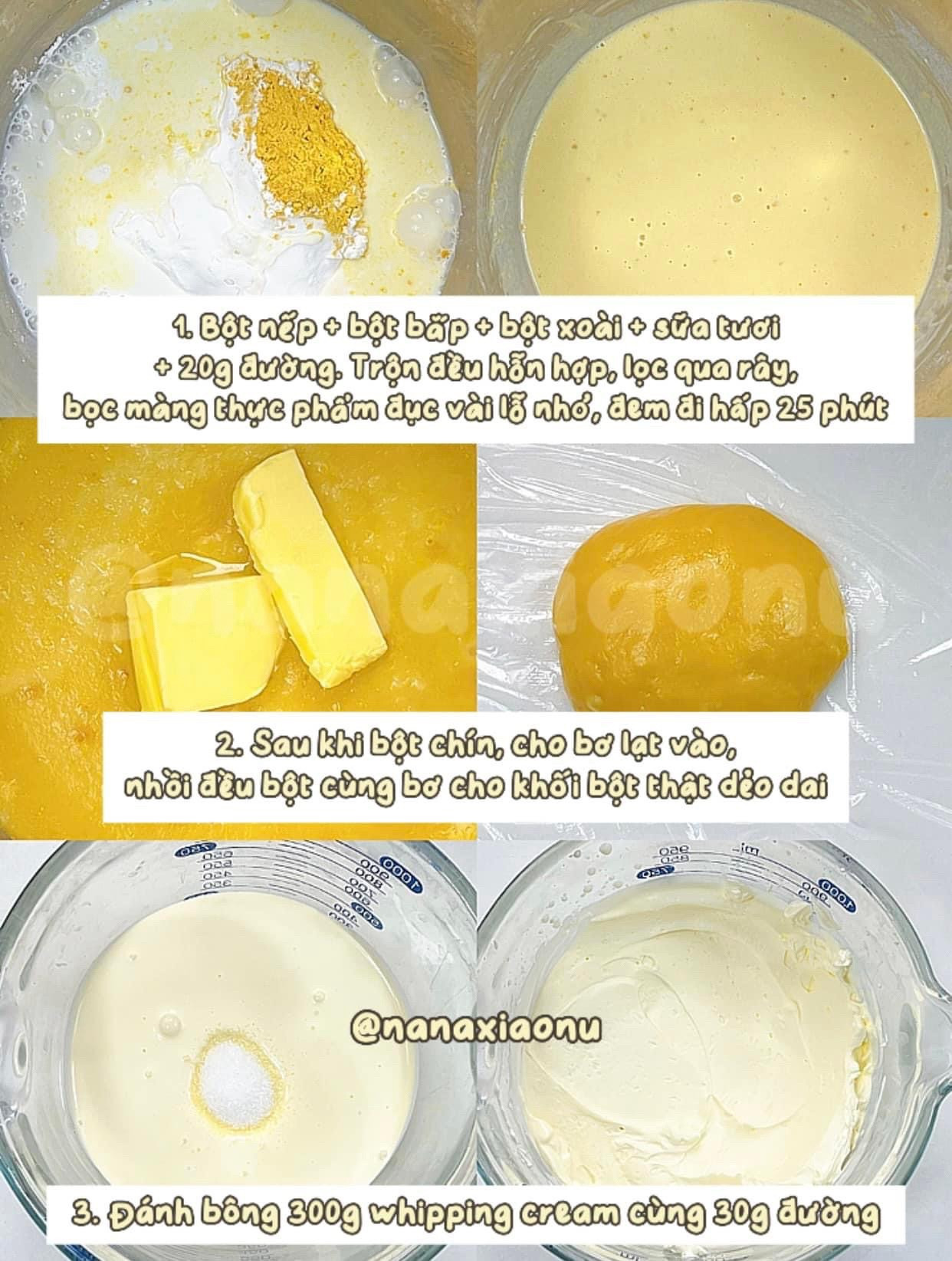 Mochi Hình Quả Xoài Siêu Ngon Siêu Cưng