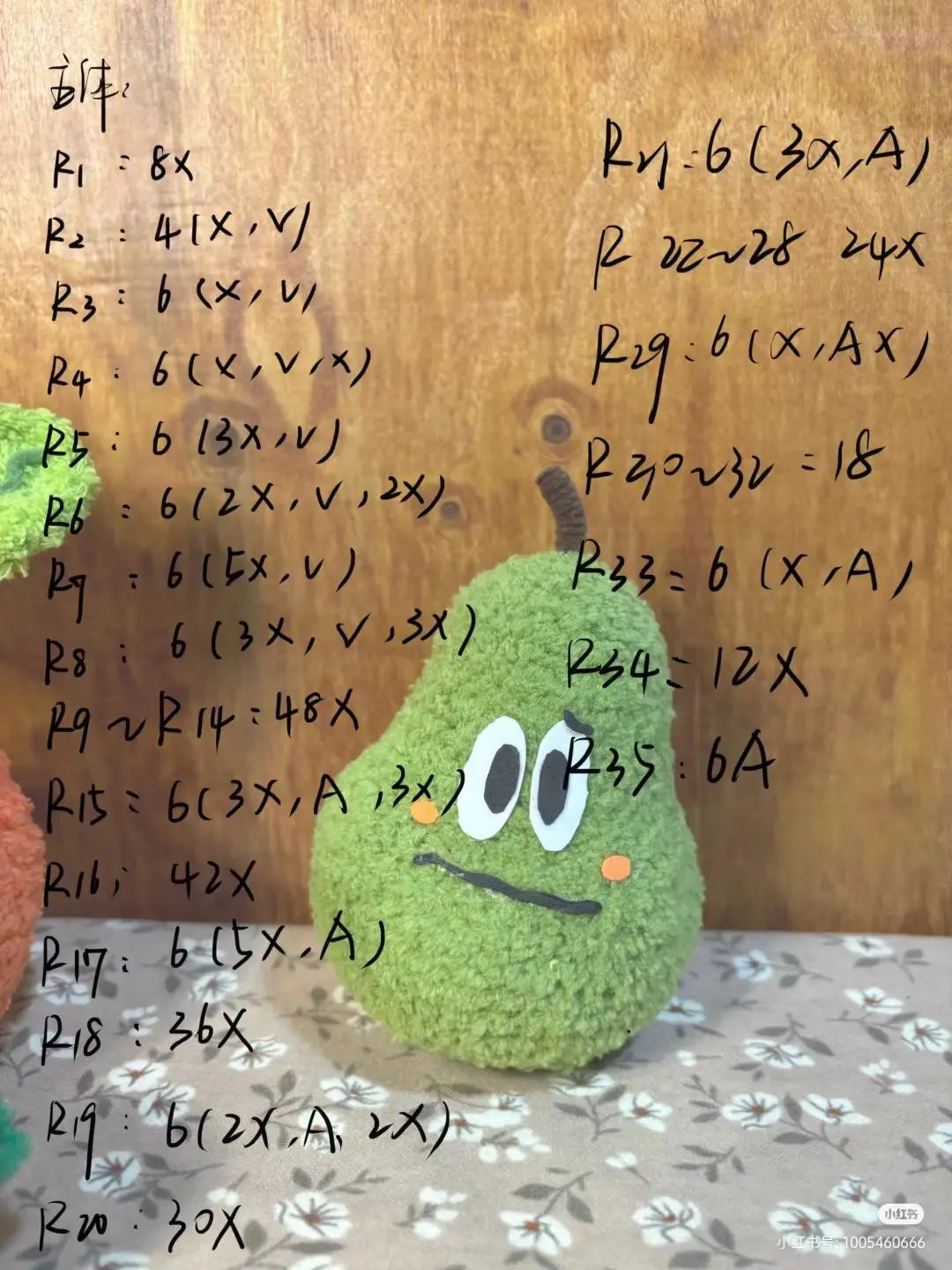 Mojo Family Ding Ding: Cute Fuzzy Fruit and Vegetable Amigurumi Patterns