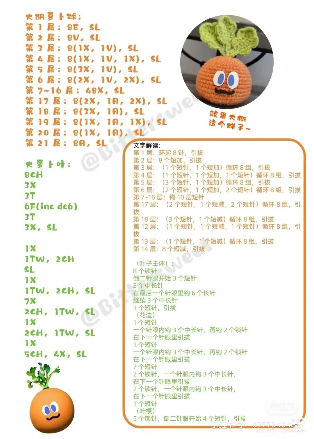 Mojo Family Ding Ding: Cute Fuzzy Fruit and Vegetable Amigurumi Patterns