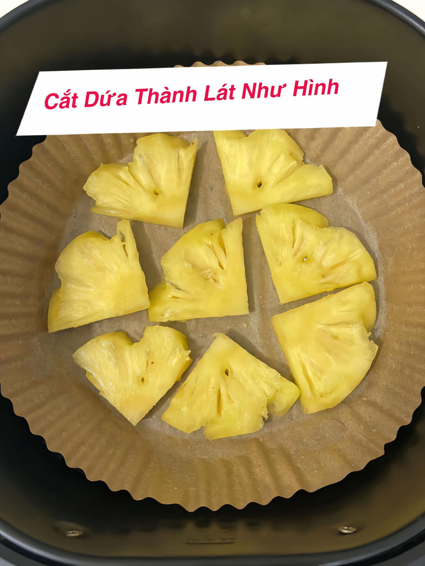 Món Dứa Nướng Thơm Ngon Đã Hoàn Thành