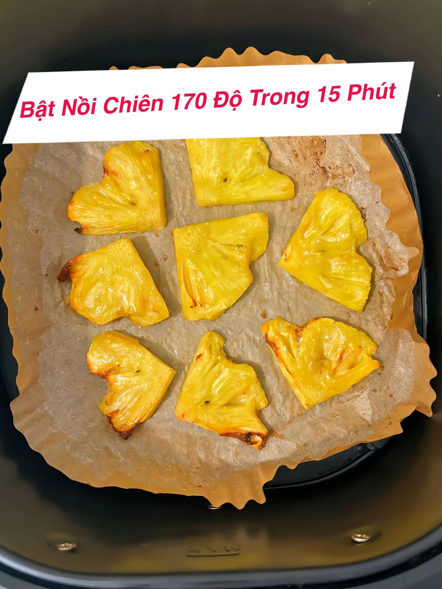 Món Dứa Nướng Thơm Ngon Đã Hoàn Thành
