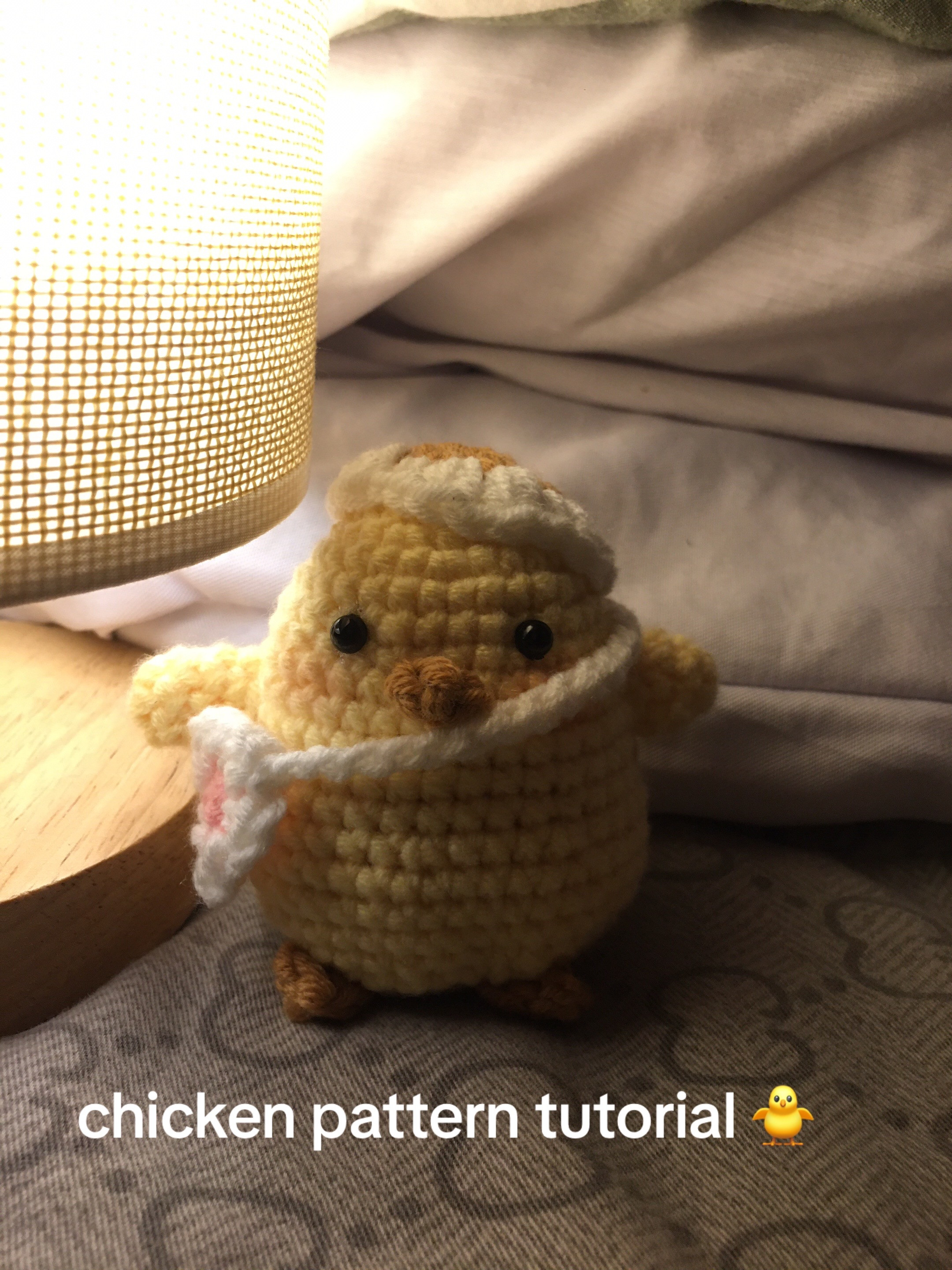 Mr. Chick Amigurumi Crochet Pattern Tutorial
