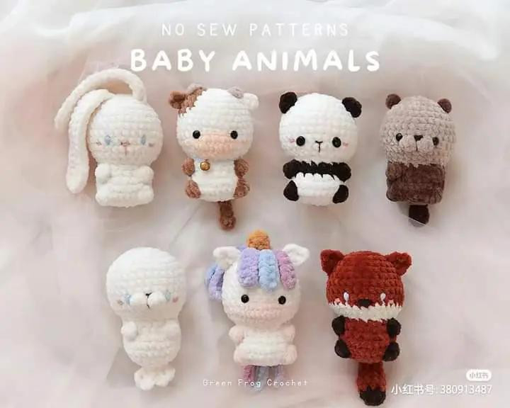 My Happy Farm Amigurumi Crochet Patterns and Instructions
