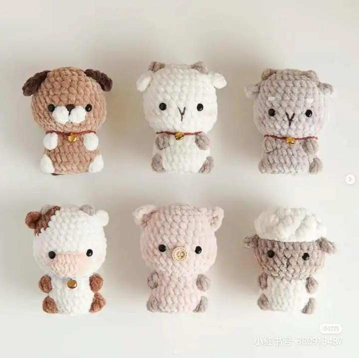My Happy Farm Amigurumi Crochet Patterns and Instructions