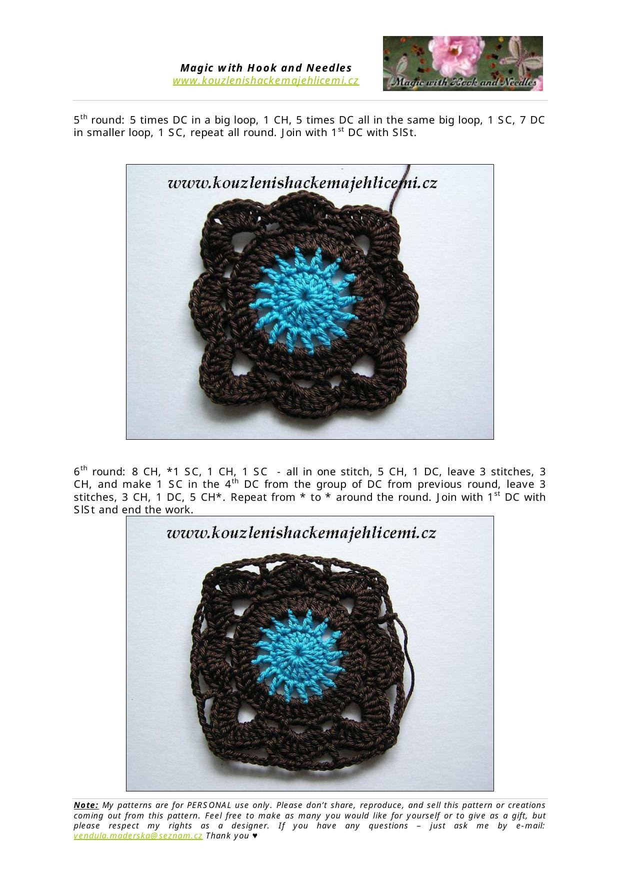 My Lovely Patchwork World: It's a Ladies Night Bag - Crochet Pattern