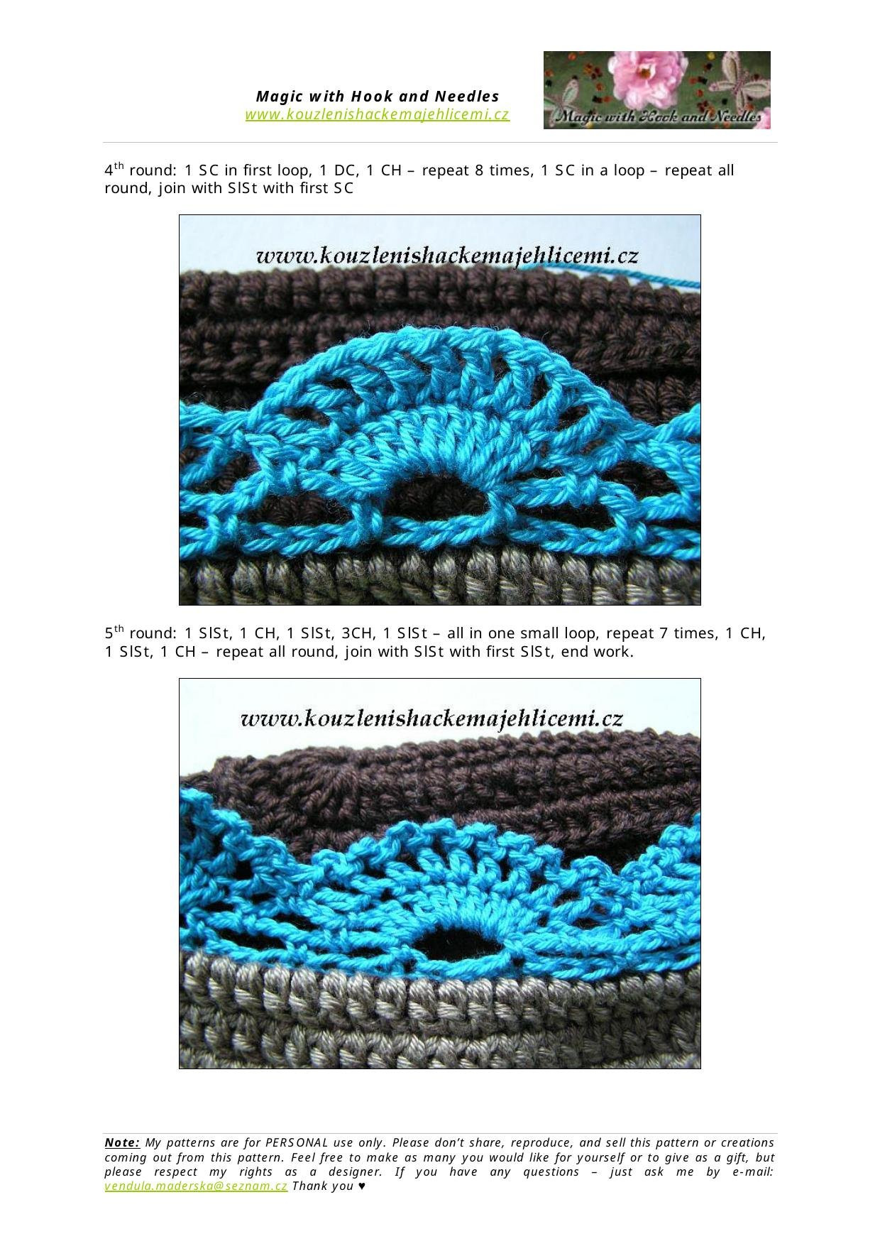 My Lovely Patchwork World: It's a Ladies Night Bag - Crochet Pattern